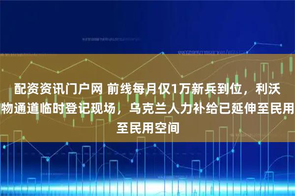 配资资讯门户网 前线每月仅1万新兵到位，利沃夫购物通道临时登记现场，乌克兰人力补给已延伸至民用空间